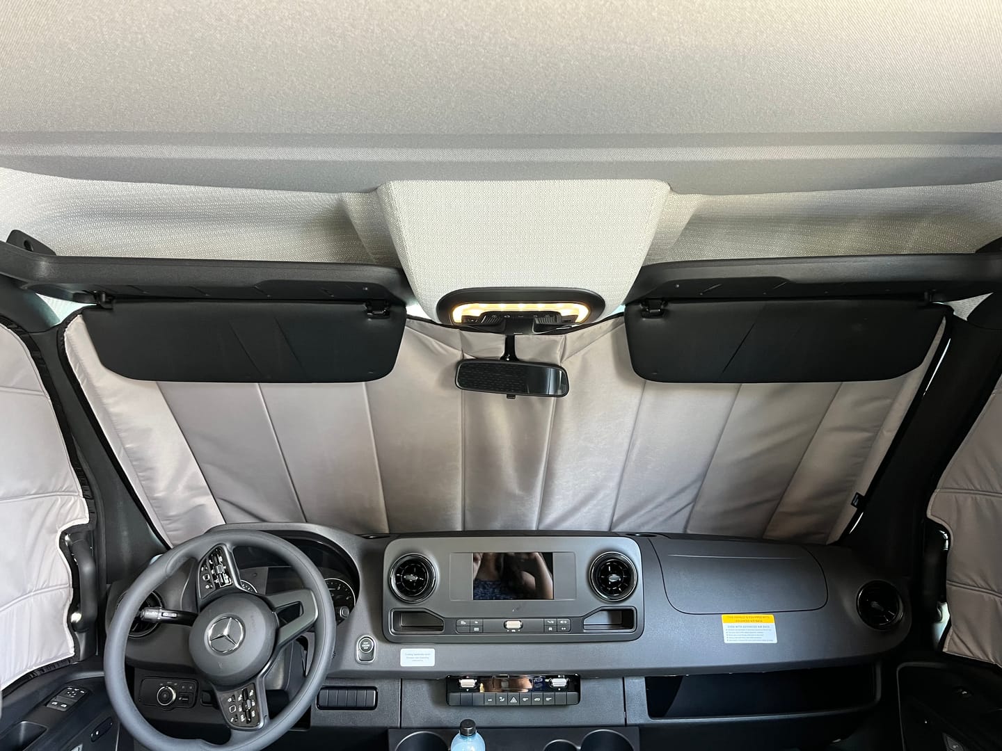 Customer photo review of Sprinter 2019+ - Front Door Shades (set)