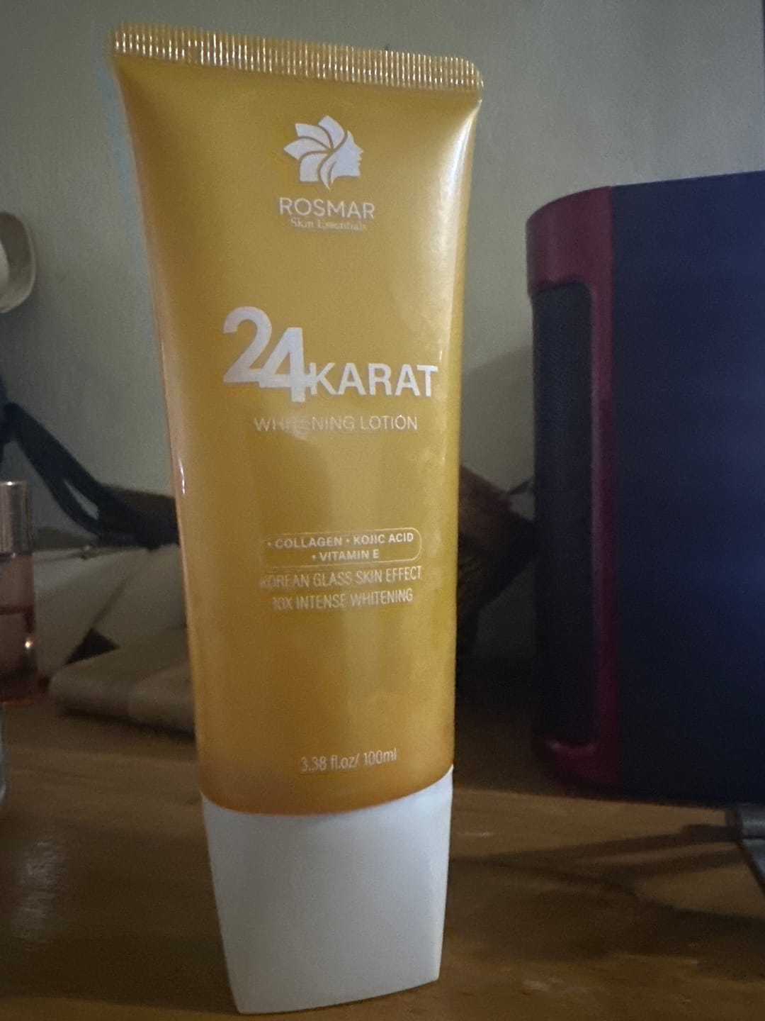 Customer photo review of BUY 1 TAKE 1 Rosmar 24K Gold Whitening Lotion