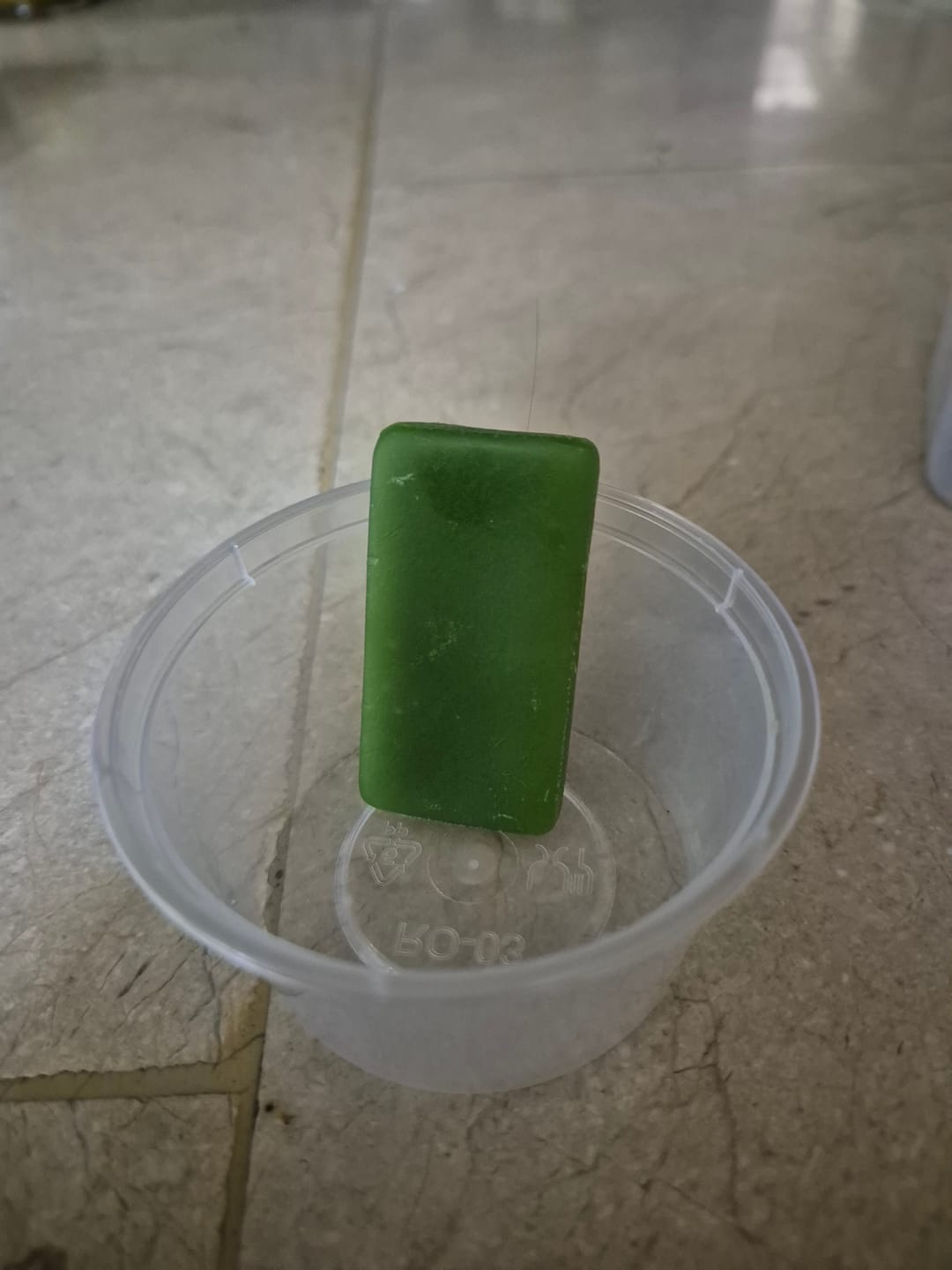 Customer photo review of Moisturizing Conditioner Bar Popeye's Olive