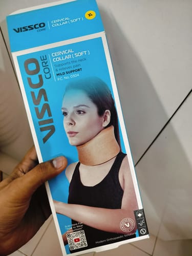 Customer photo review of Cervical Collar Soft | Neck Support for Cervical Spine Immobilization & Pain Relief (Beige)