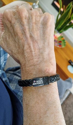 undefined review of RAF Logo PU Bracelet image 1 out of 1