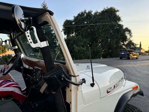 Customer photo review of Inverted Loop Handles for Aftermarket Cages