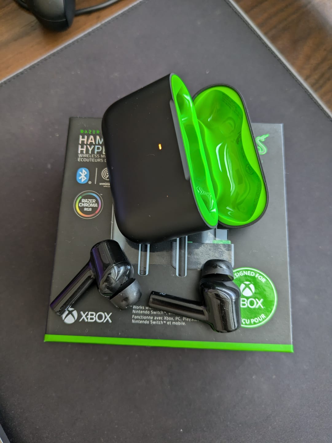 Customer photo review of Audifono Gamer Razer Hammerhead Hyperspeed Para Xbox Series