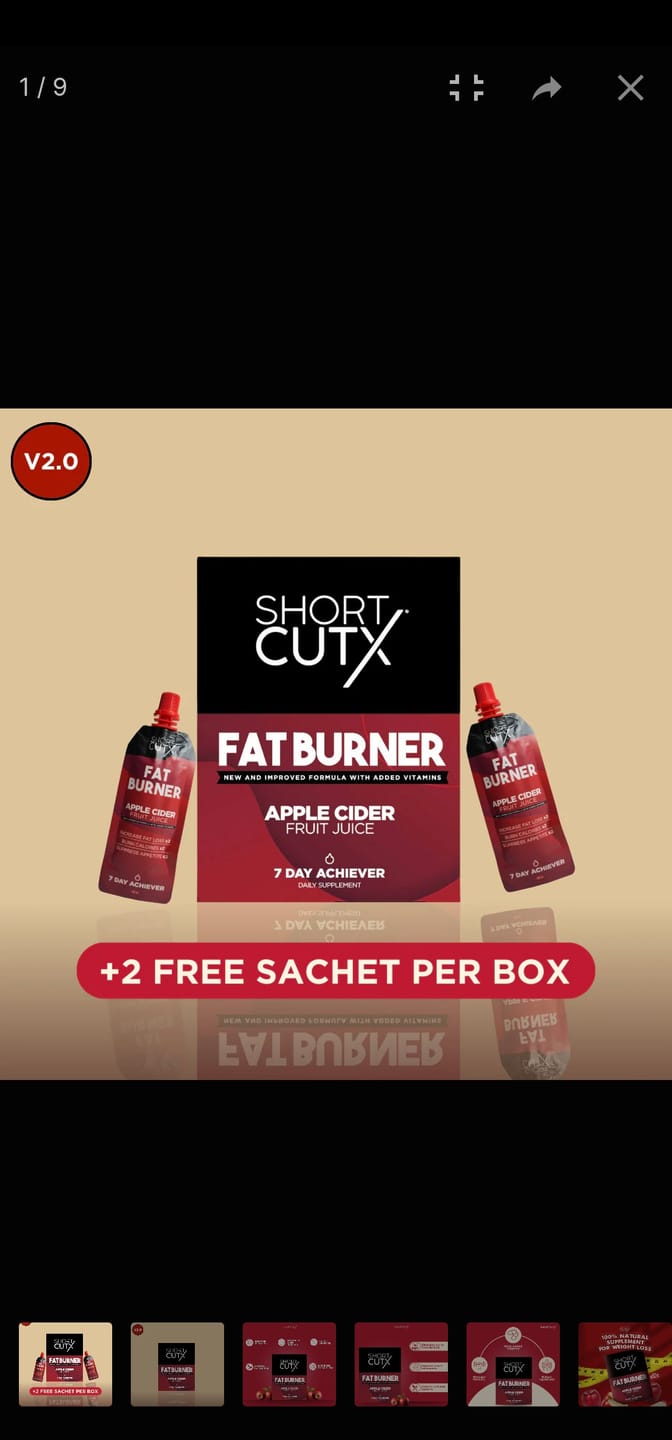 Customer photo review of v2.0 Apple Cider Fat Burner Fruit Juice (2 Free Sachets)