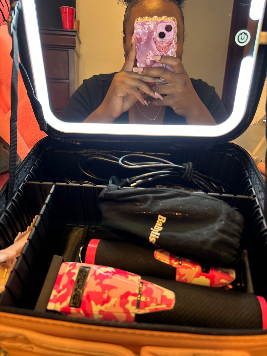 Customer photo review of Mini Crossbody Mobile Workstation – OG Black