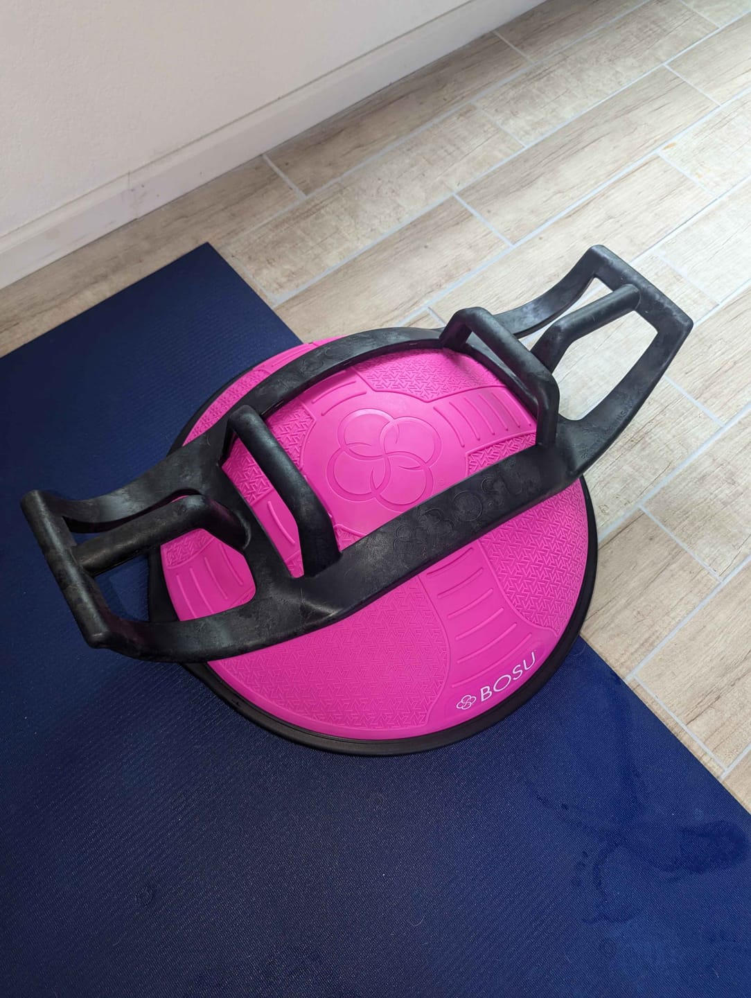 Customer photo review of Limited Edition Pink BOSU® NexGen™ Home Balance Trainer
