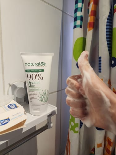 Customer photo review of Gel Puro de Aloe Vera Orgánico & Vitamin Complex® 150ml