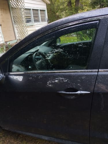 Customer photo review of Fit 2013-2018 Acura RDX In-Channel Vent Window Visors Rain Sun Wind Guards Shade Deflectors