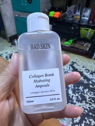 Customer photo review of Bad Skin™ Korean Collagen Bomb Hydrating Ampoule