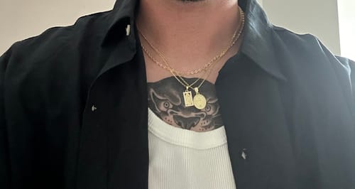 Customer photo review of Guadalupe Tag - Gold