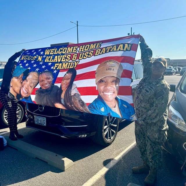 Customer photo review of Custom Standard Flags