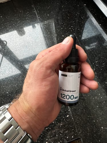 Customer photo review of CBD Cold-Pressed Oil 1200mg
