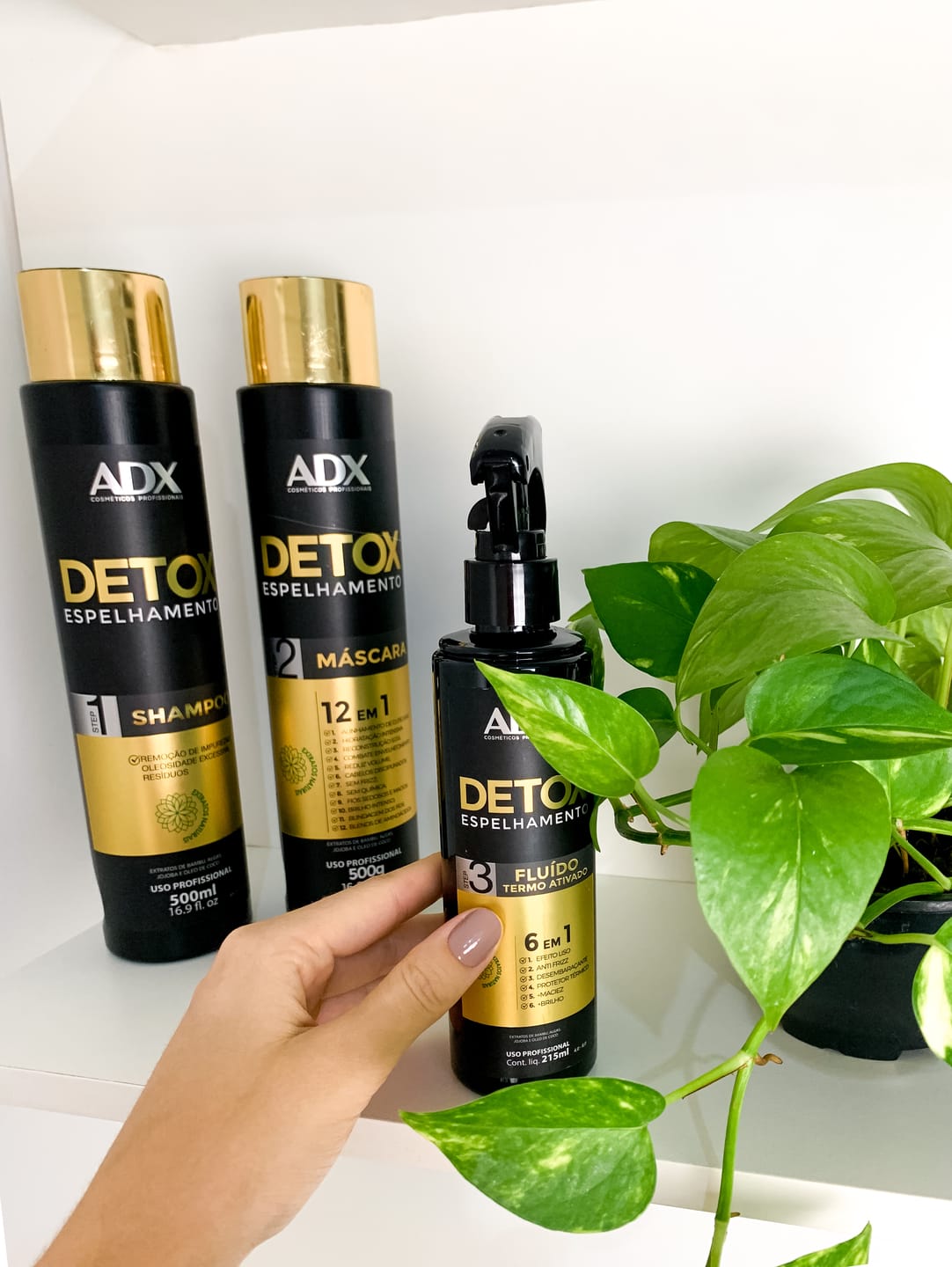 Customer photo review of Kit Botox, Alisamento e Controle de Volume 500ml