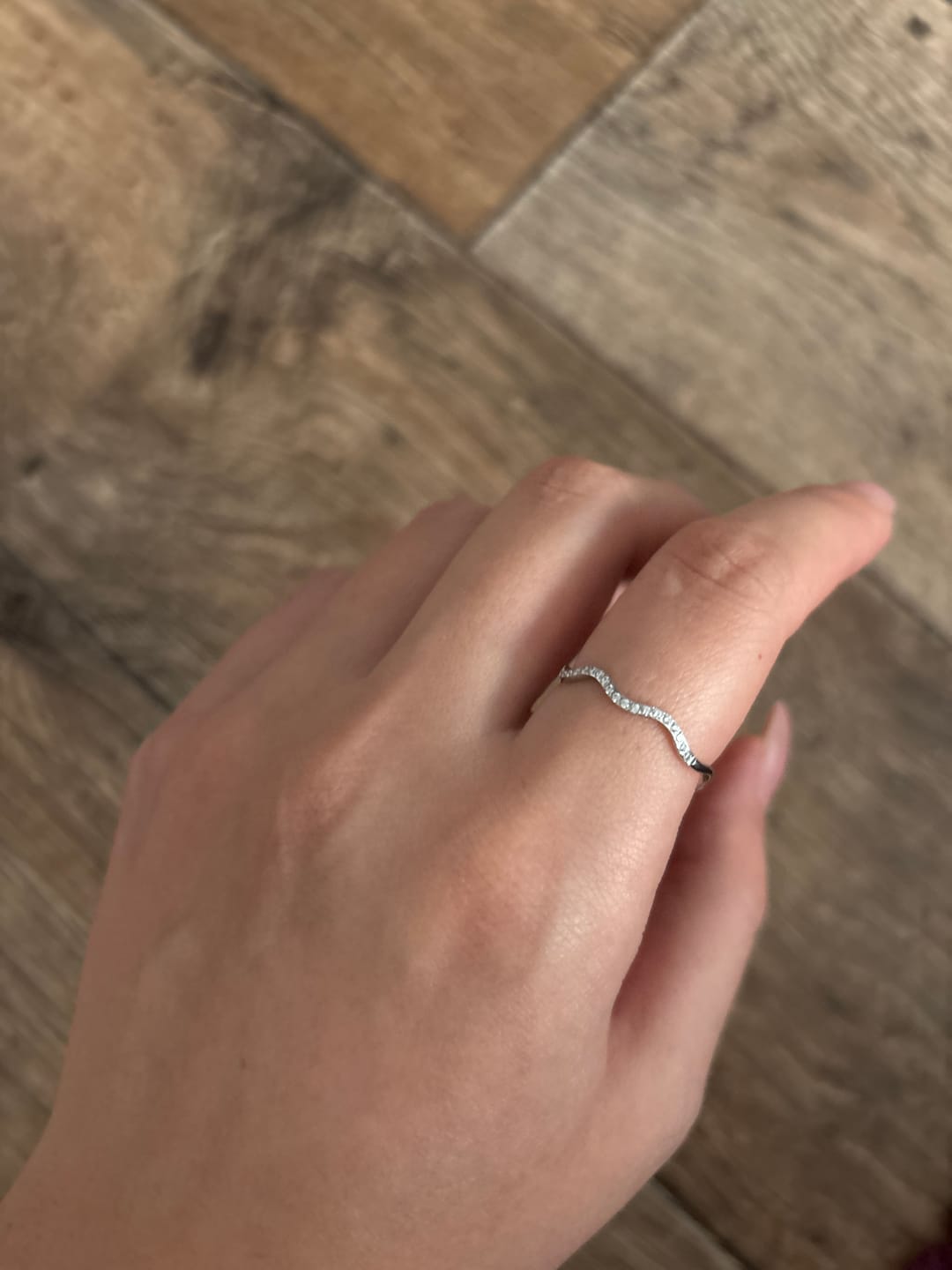 Customer photo review of Wavy Ring | 18K vergoldet