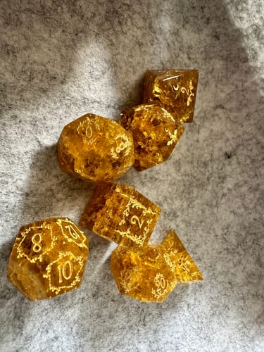 Customer photo review of Mystery Dice Blind Bags!