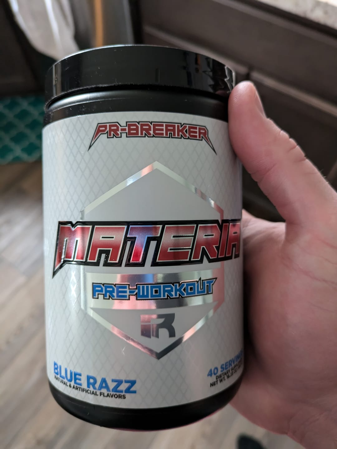 Customer photo review of MATERIA Pre-Workout V2.0
