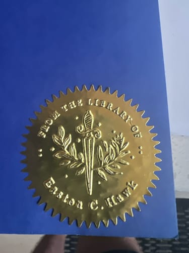 Customer photo review of Custom Book Embosser