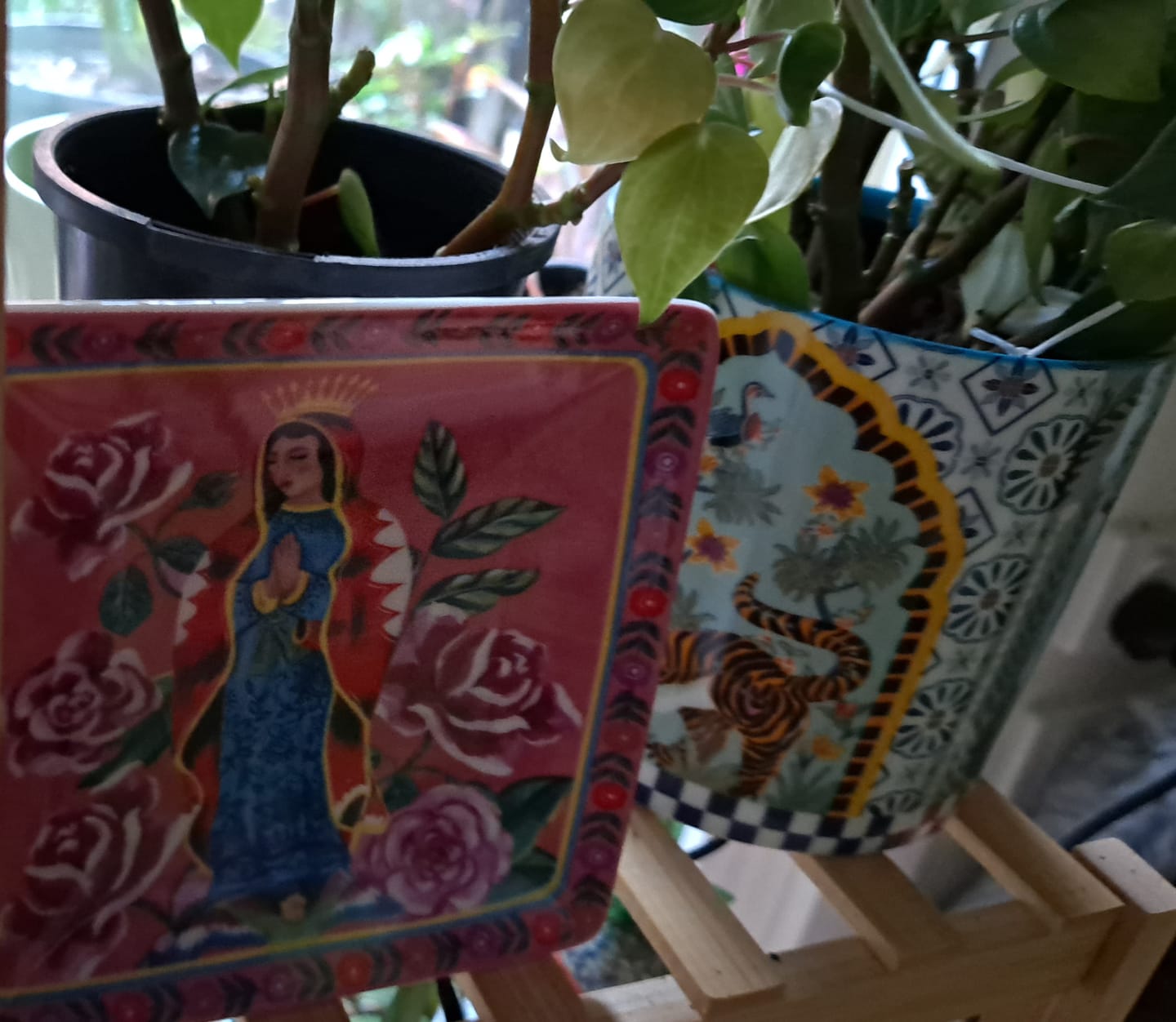 Customer photo review of Square Trinket Tray Viva La Vida Guadalupe