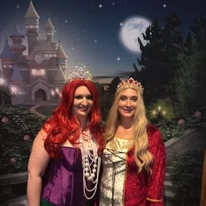 Customer photo review of Castle in Magic Kingdom Photography Backdrop