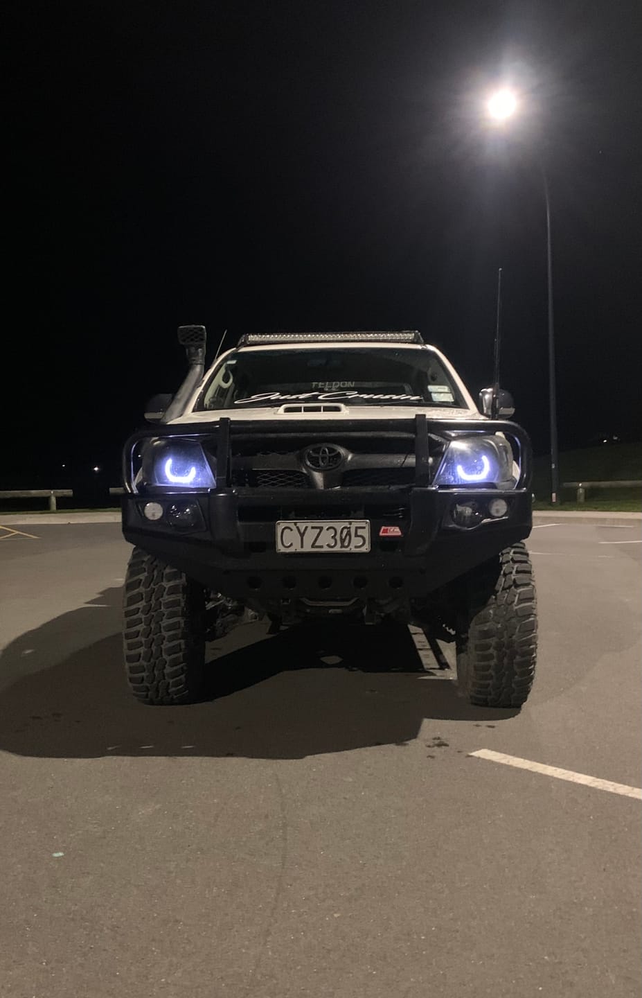 Customer photo review of Bi-Xenon 'Angry Eye' Headlight Retrofit DIY Kit