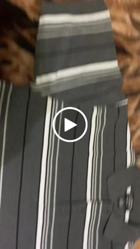 Customer video review of Caltop Short Sleeve Striped Polo Shirt