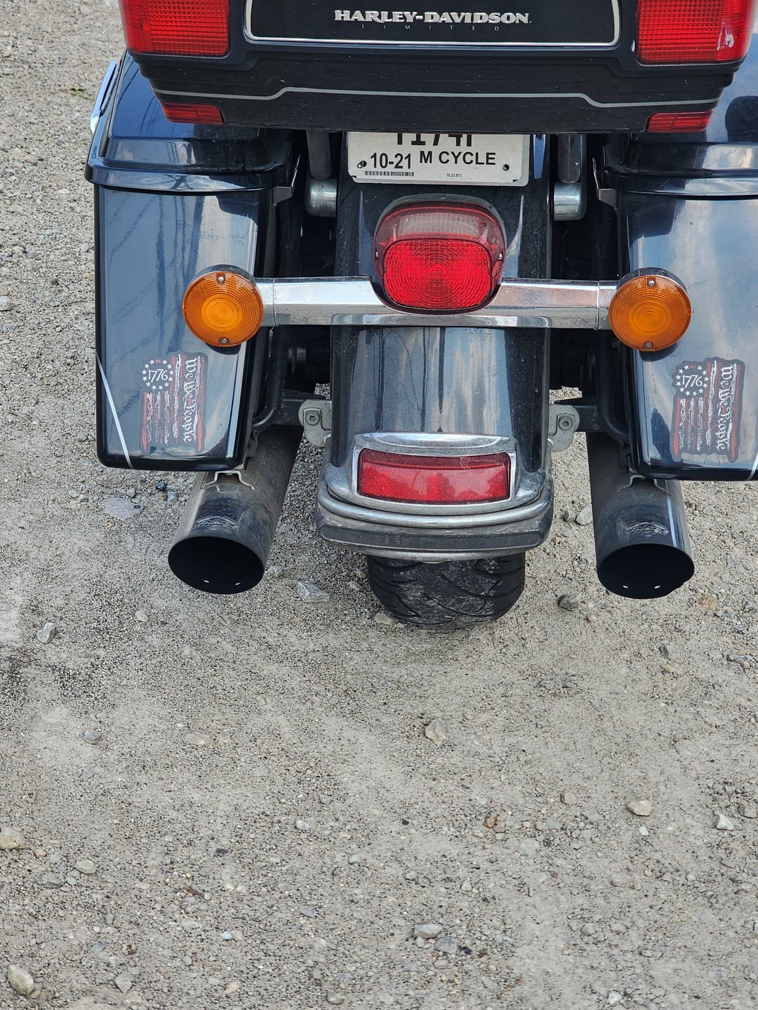 Customer photo review of We The People 1776 Flag Decal