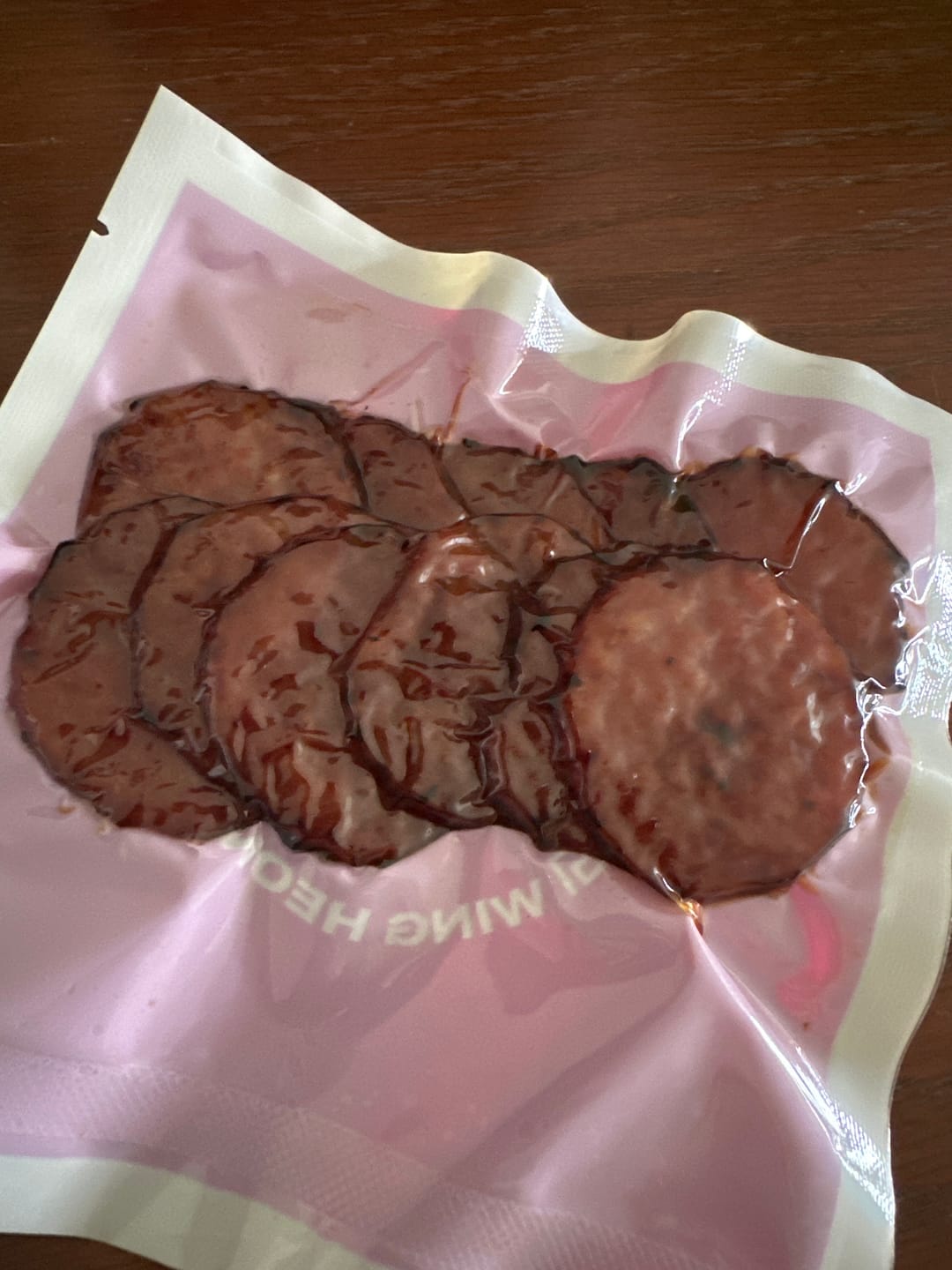 Customer photo review of BBQ Dollar Meat (Coin) Pork Dried Meat Bakkwa