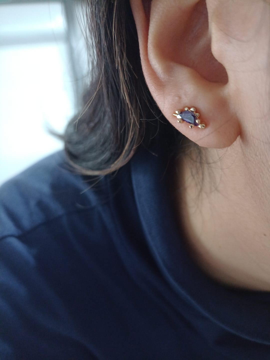 Customer photo review of Aretes de Dinosaurio