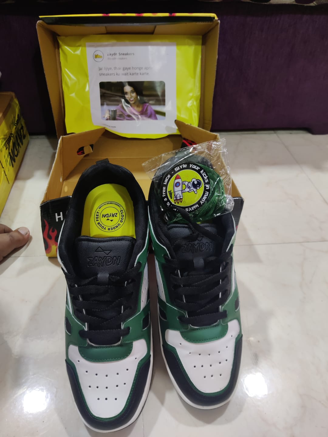 Customer photo review of ASH Black Green