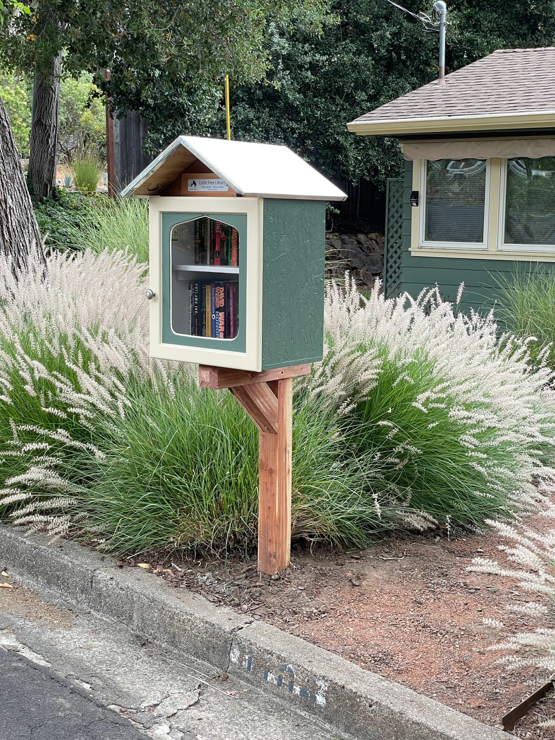 Customer photo review of Little Free Library Official Charter Sign