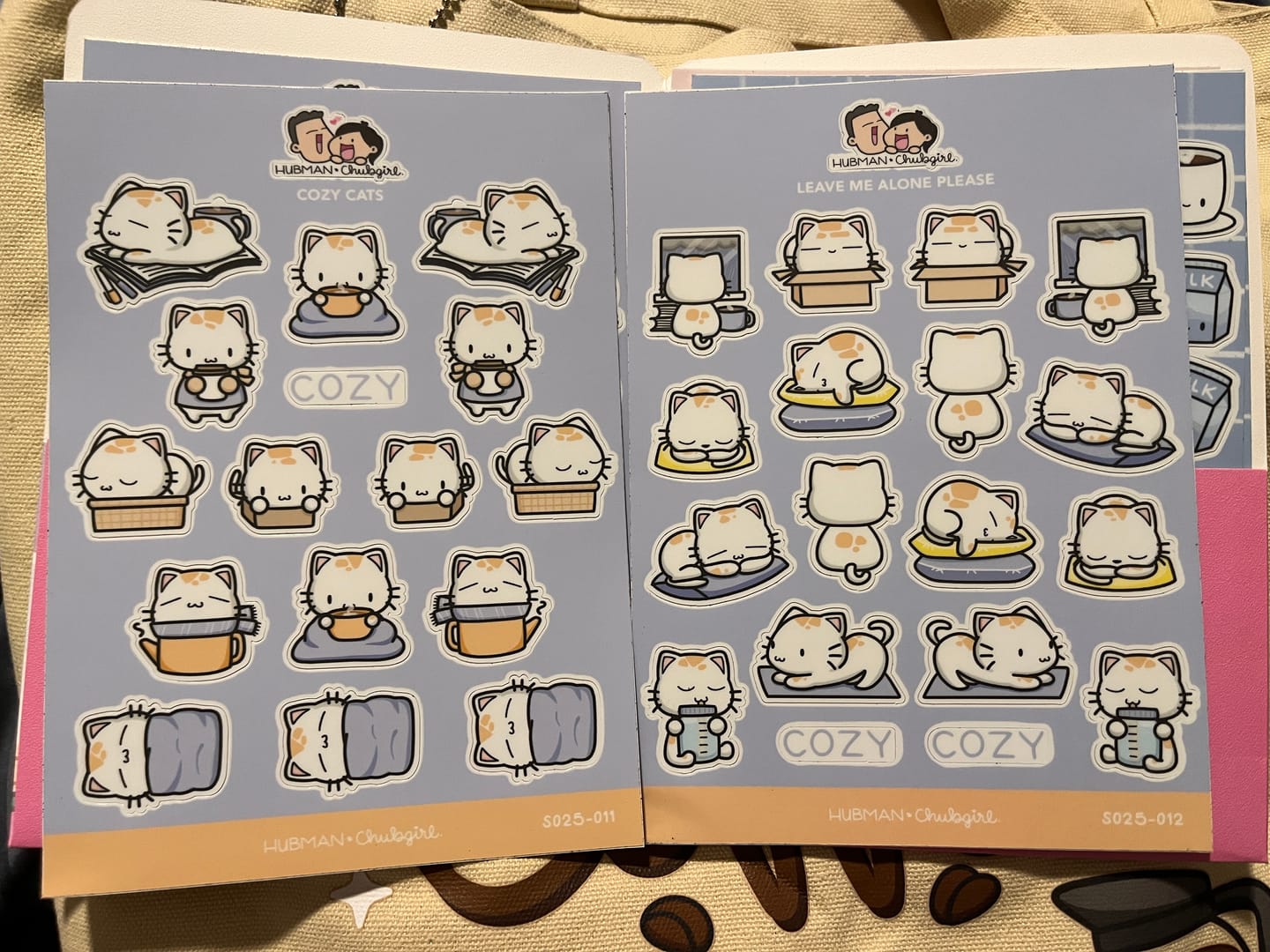 Customer photo review of Sticker Sheet - Leave Me Alone Please