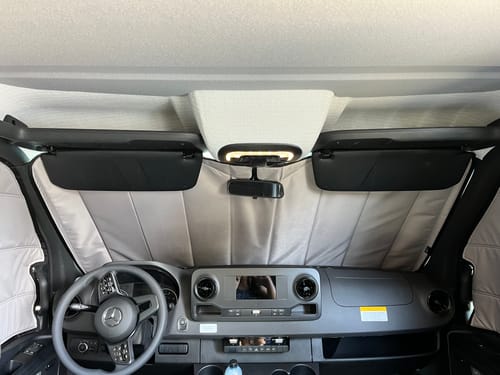 Customer photo review of Sprinter - Windshield Shade