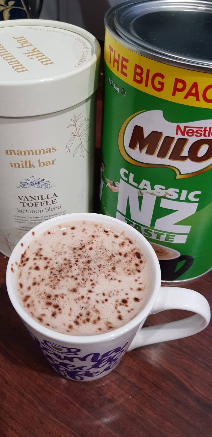 Customer photo review of Vanilla Toffee Lactation Blend