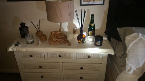 Customer photo review of Portobello Oud 250ml Room Diffuser Refill