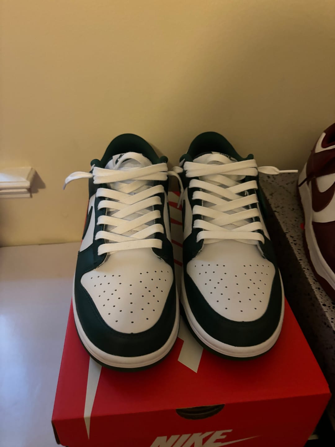 Customer photo review of Flat 100% Cotton Shoe Laces