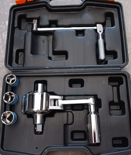 Customer photo review of Praktischer Drehmomentvervielfältigungsschlüsselsatz