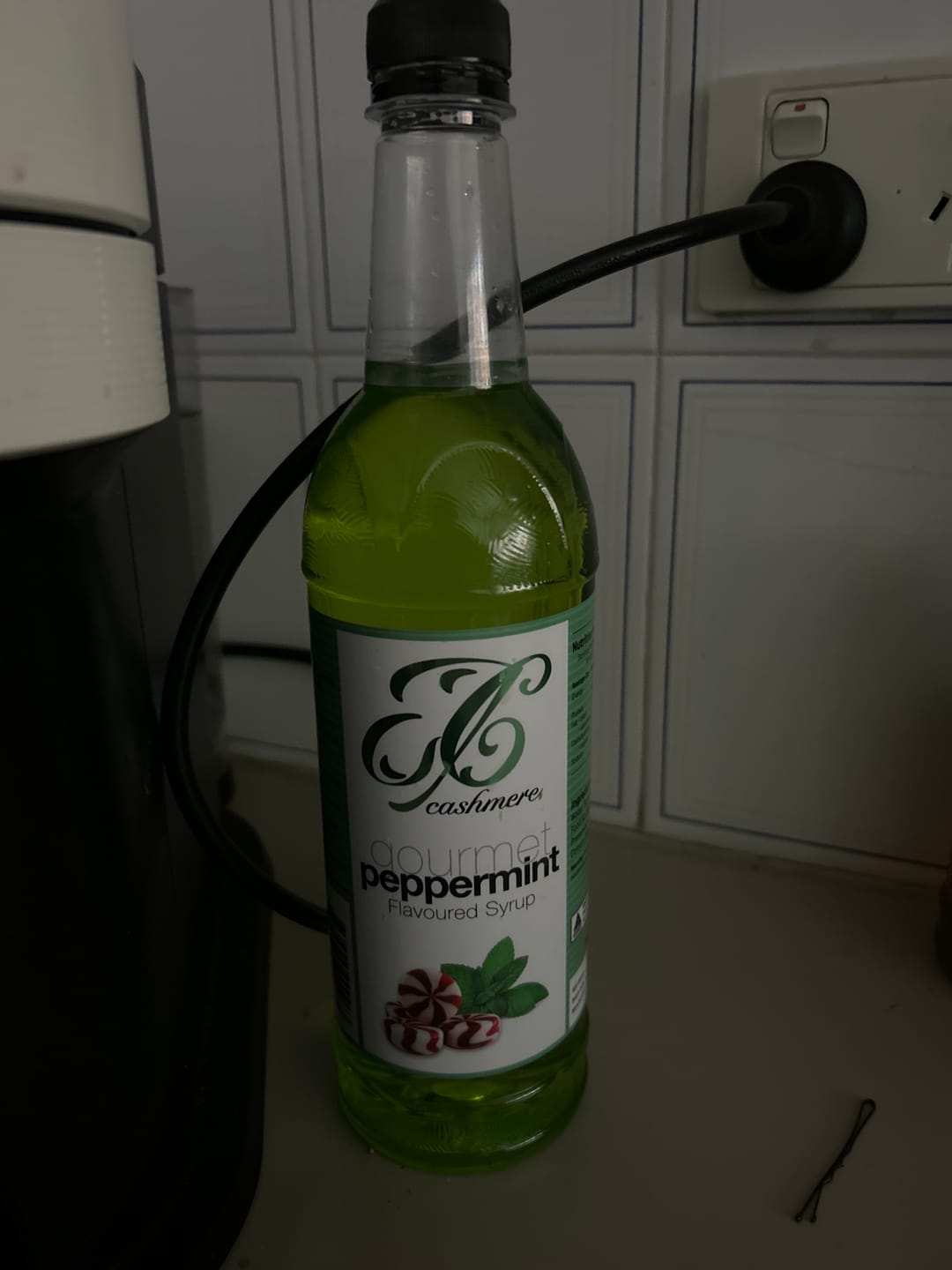 Customer photo review of Peppermint Coffee Syrup