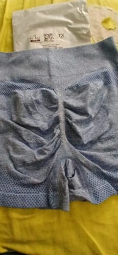 Customer photo review of Shorts Fitness de Academia - Femininos - Compressão Empina Bumbum