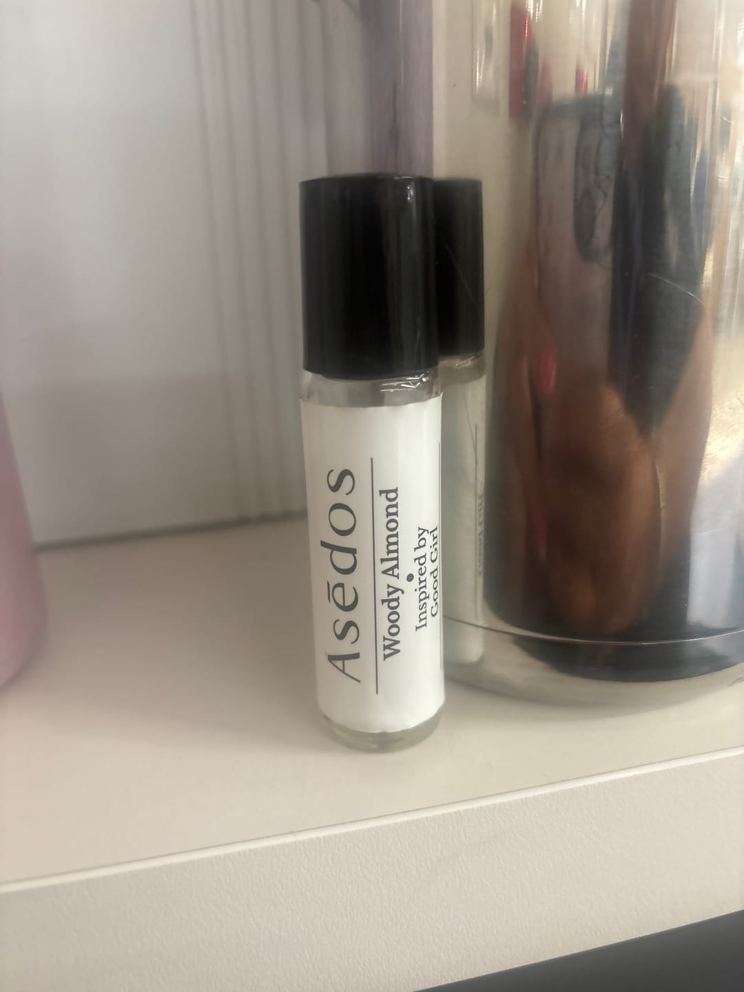 Customer photo review of WOODY ALMOND PERFUME OIL