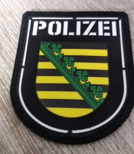 Customer photo review of Bundesländer "Glow in the Dark" Lasercut Patches