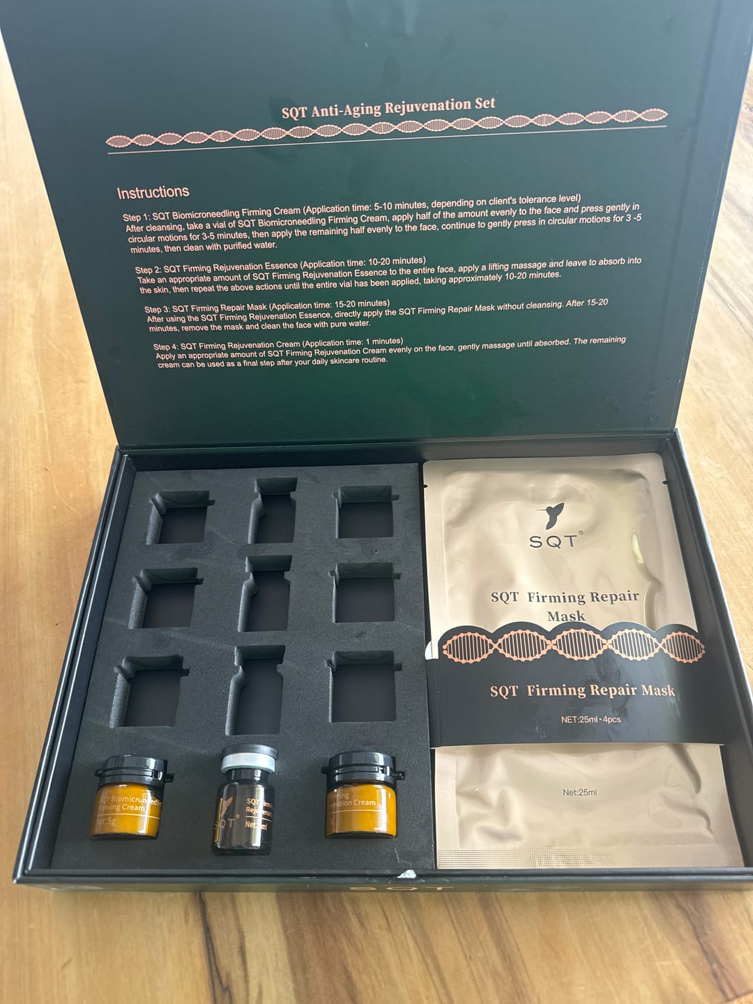 Customer photo review of SQT Anti-Aging Set