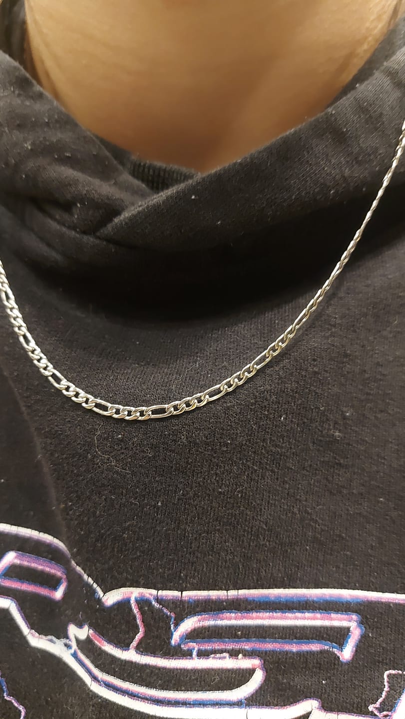 Customer photo review of Cadena Fígaro 3mm