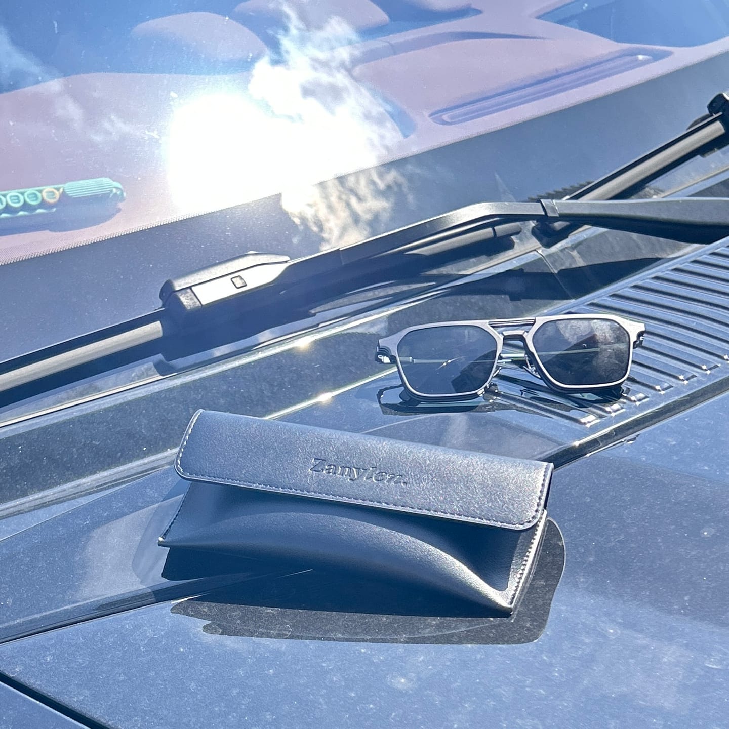 Customer photo review of Michael | Magnetic Clip-on Glasses | ZanyLen New Arrival 2024