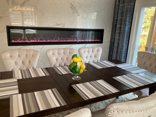 Customer photo review of Velvet Upholstered Dining Chair
