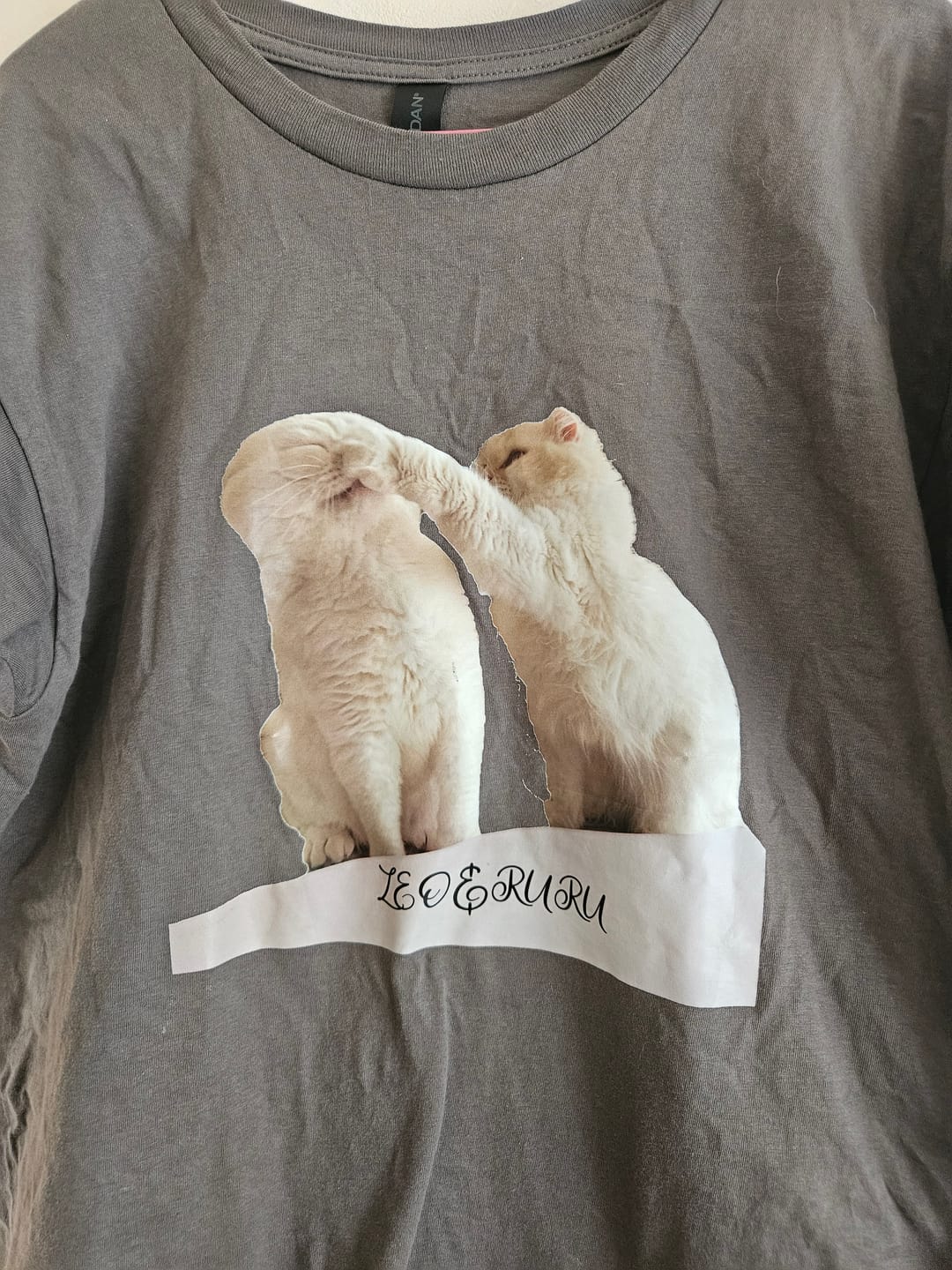 Customer photo review of 好きな写真と文字で作るオリジナルプリントTシャツ