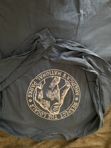 Customer photo review of Respect The Locals Bigfoot Long Sleeve Tee