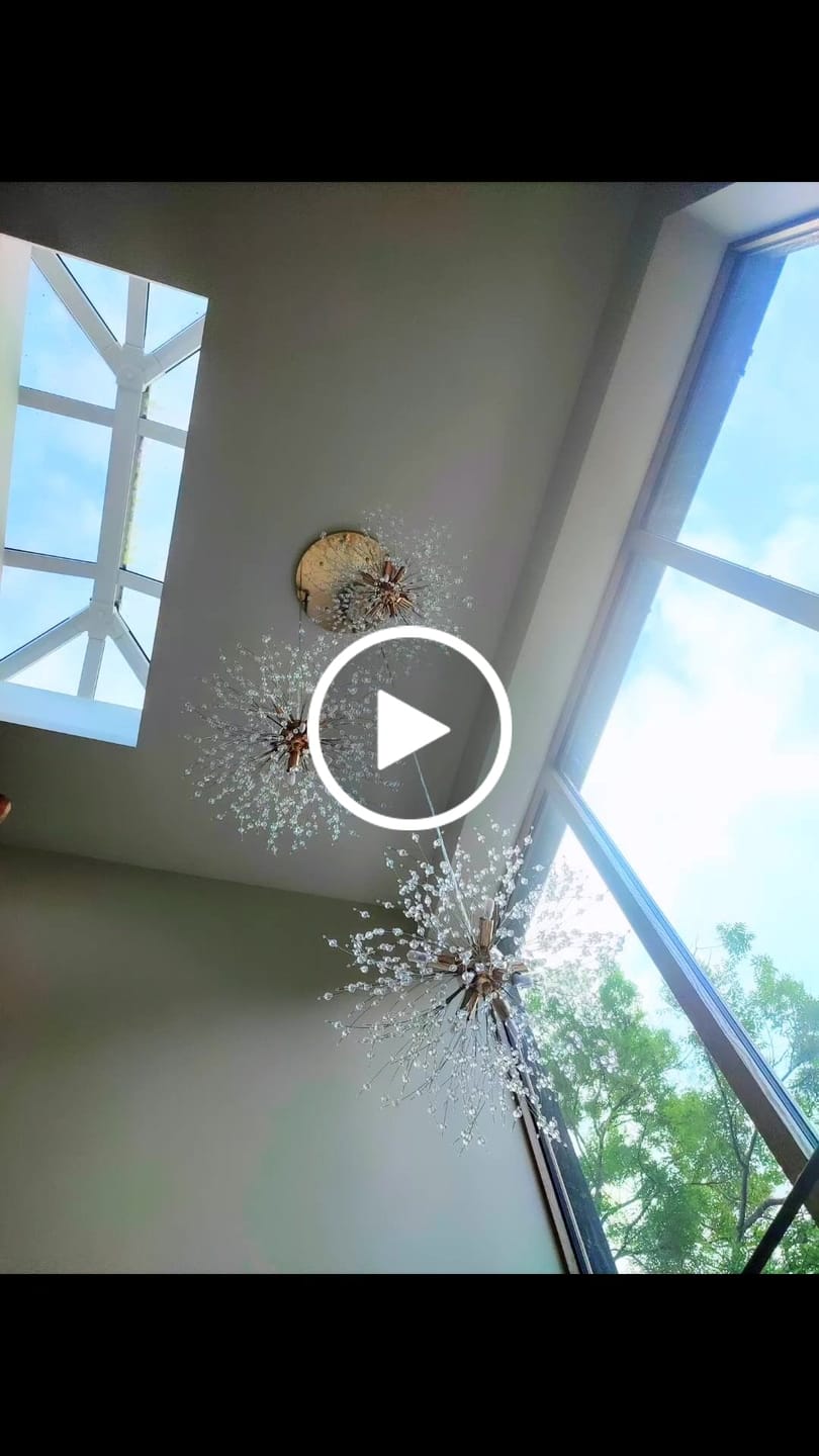 Customer video review of 24/40-Light Modern Large Sputnik Firework Chandelier