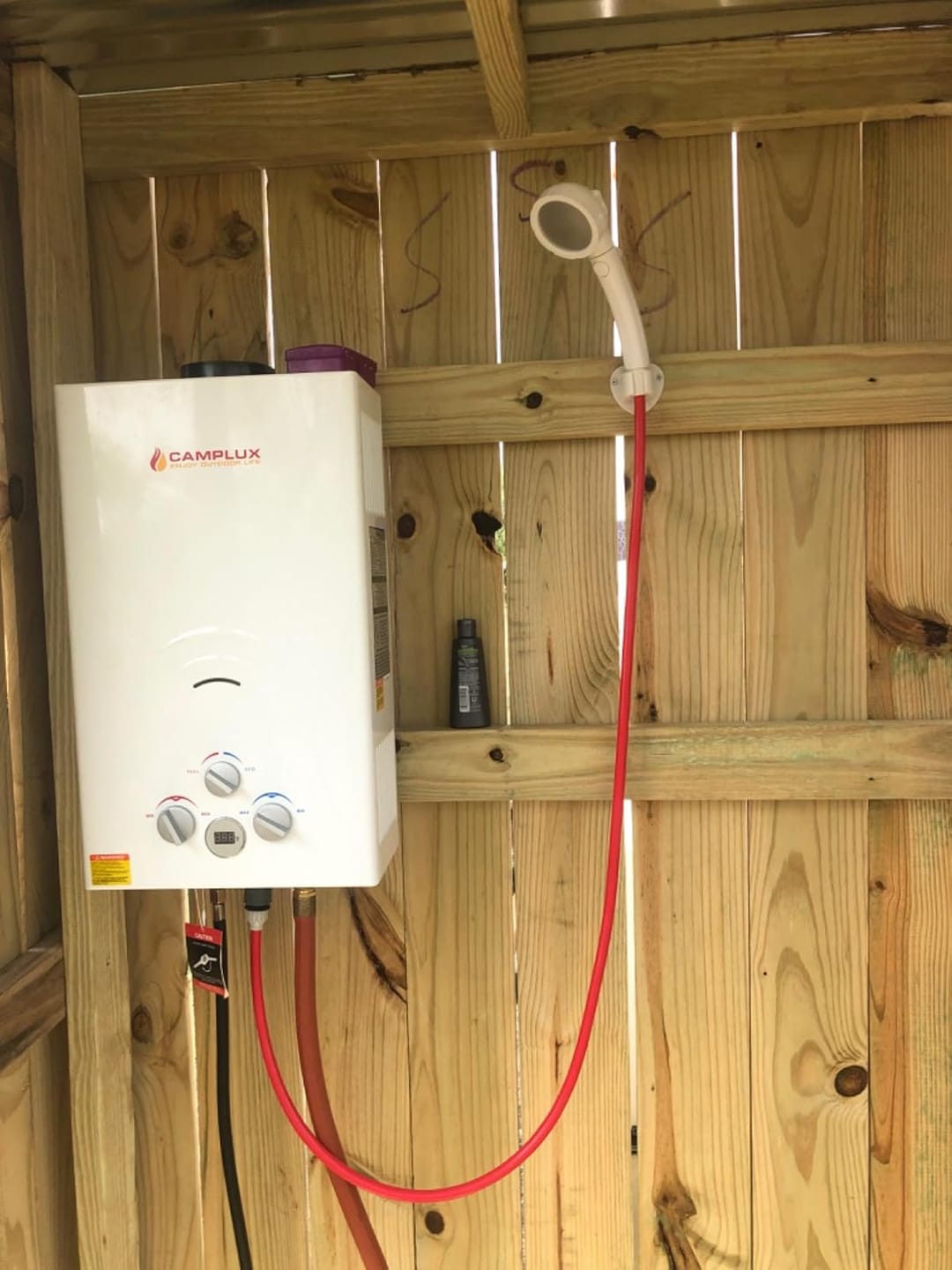 Customer photo review of Camplux Tankless Water Heater for RV 1.58 GPM With Pump Kit