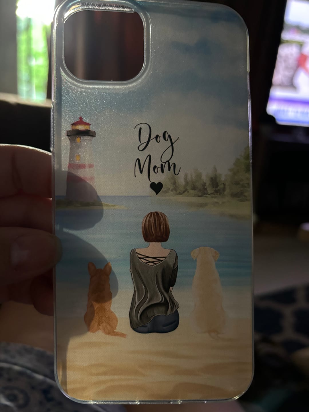 Customer photo review of Together with my pet - Personalized Phone Case
