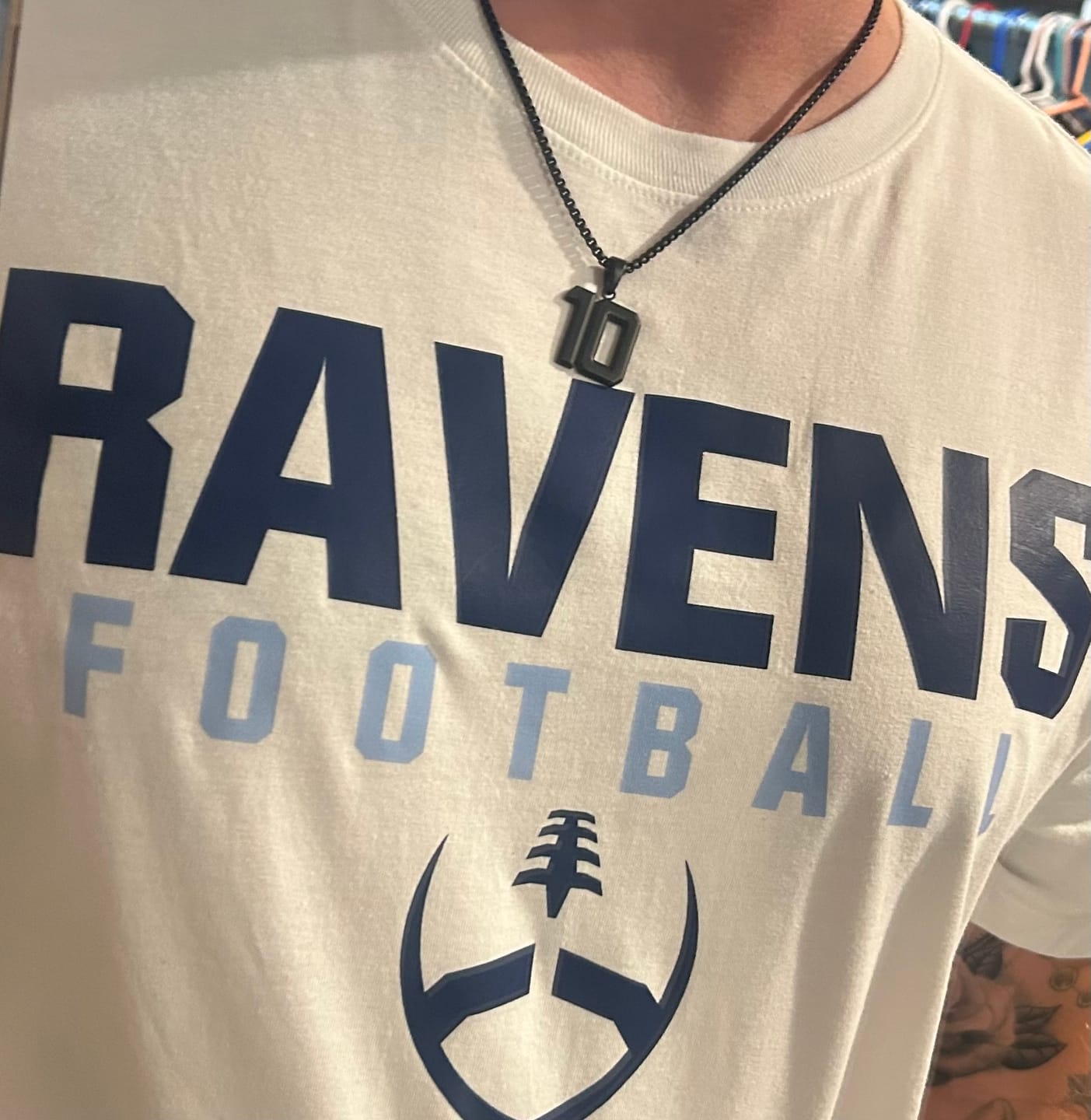 Customer photo review of Box Chain (Matte Black)